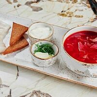 Борщ с салом в Армега