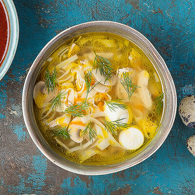 Домашний суп-лапша в Двор Помидор по цене 350