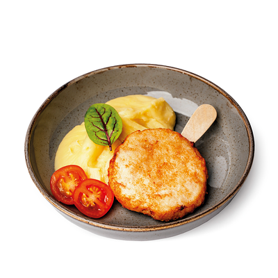 Куриная котлетка Эскимо с картофельным пюре в Корчма по цене 270