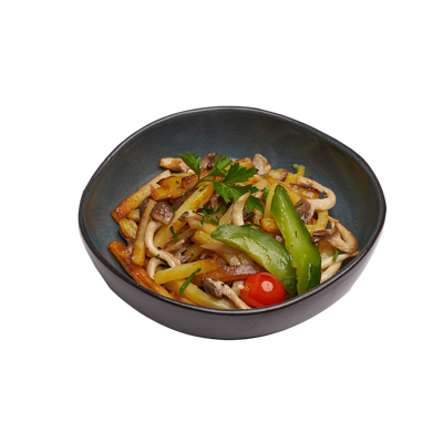 Картофель жареный с грибами в Ёрш по цене 350