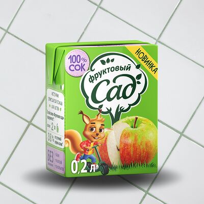 Сок яблочный Фруктовый сад в Epic Pizza по цене 70 ₽