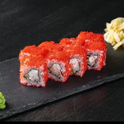 Ролл Калифорния с креветкойв Мёд по цене 539 ₽