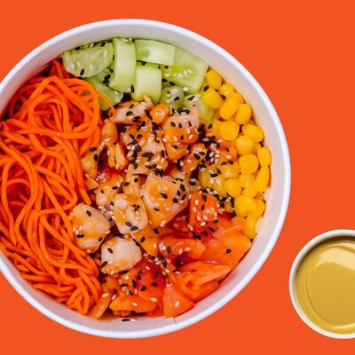 Чикенбоул с медово-горчичным соусом в КронШаверма по цене 379 ₽