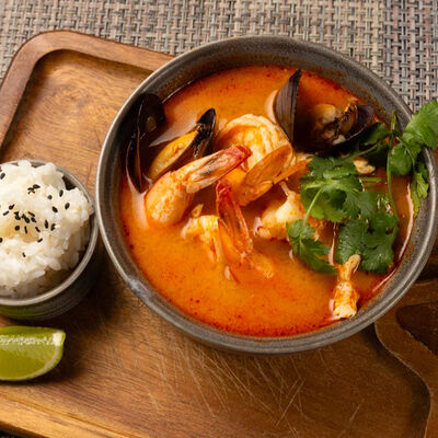 Том ям с рисом в YUMMY по цене 890 ₽