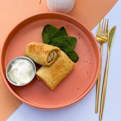 Блины с мясом в Wow Tortik по цене 385 ₽