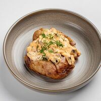 Фаршированный картофель с рваной говядиной в Unit