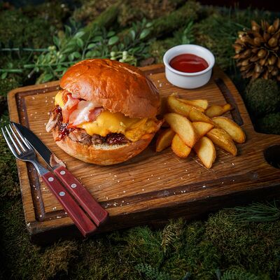 Рибсбургер (ребра свиные)в 8 seconds pub по цене 990 ₽