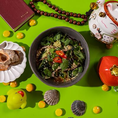 Битые огурцы в азиатском стиле в Сушки на макушке по цене 790