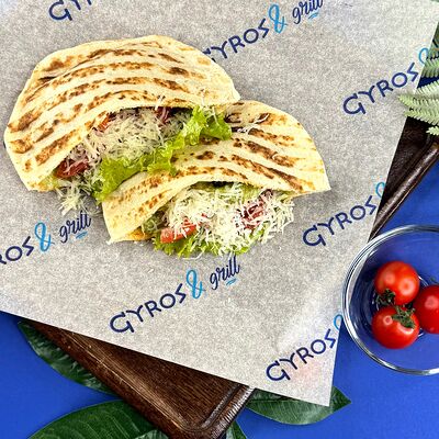 Гирос Кипр с бифтеки в Гирос и Гриль по цене 580 ₽