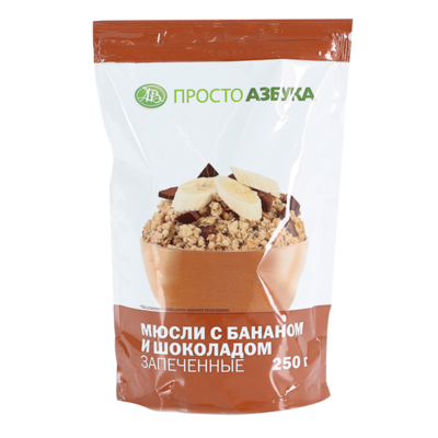 Мюсли запечённые с бананом и шоколадом в Азбука Вкуса Экспресс Меню по цене 150 ₽