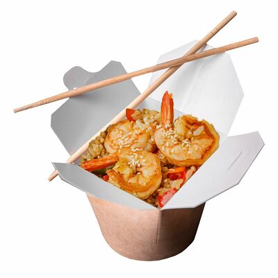 Wok Креветки в соусе терияки с рисом и овощами в Суши пицца бургер по цене 497 ₽