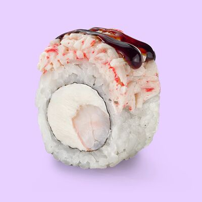 Филадельфия с крабом и креветкой в Up Sushi по цене 418 ₽