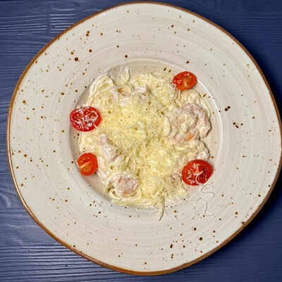 Паста с креветками в Полнолуние по цене 650 ₽