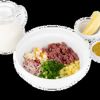 Окрошка с говядиной в Пархаус
