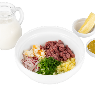 Окрошка с говядиной в Пархаус по цене 650 ₽