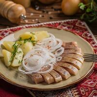 Сельдь с картофелем в Чайхана 64