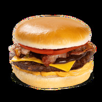 Бургер С жареным беконом и соусом BBQ в Автосуши Автопицца