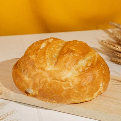 Хлеб бездрожжевой подовый белый в Пекарня Буханка по цене 169 ₽