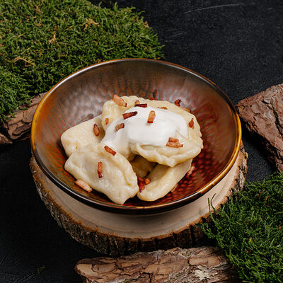 Вареники Капуста и беконв Реконструкция по цене 360 ₽