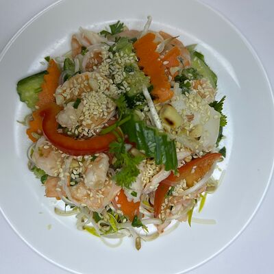 Мьен-чон с морепродуктами (стеклянная лапша с морепродуктами) в Pho Nem по цене 499 ₽