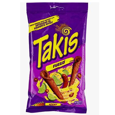 New! Кукурузные чипсы Takis Испания в ассортименте в Yammy по цене 489 ₽
