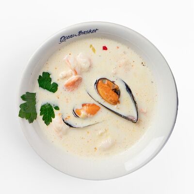 Суп из морепродуктов в Ocean Basket по цене 5590 ₸