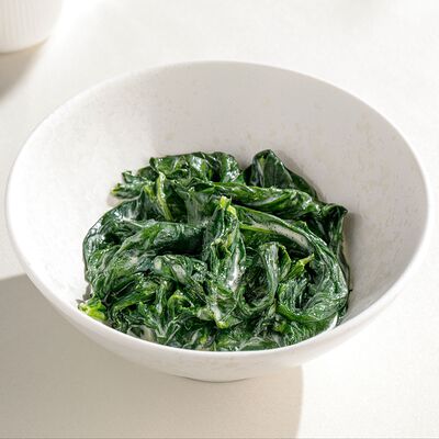 Жареный шпинат в сливках в Cristal по цене 450 ₽