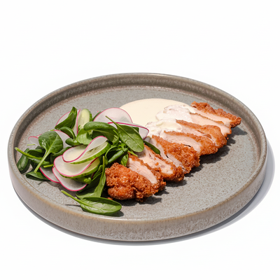 Шницель с лимонным соусом в Biggies по цене 850 ₽