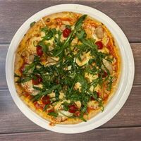 Пицца Скаморца с цыпленком в Чентуриппе