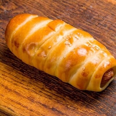 Сосиска в тесте в Aliya Uz-Food по цене 129 ₽