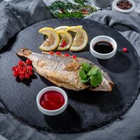 Дорадо жареная в Белый сад