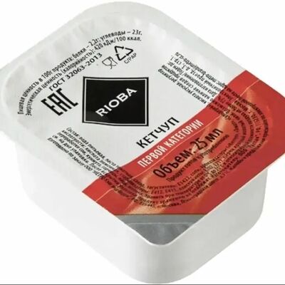 Кетчуп томатный в Добрая пышка по цене 50 ₽