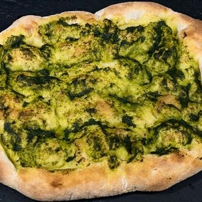 Фокачча с соусом песто в Дом купчихи Морозовой по цене 340 ₽