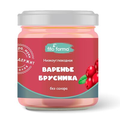 Варенье без сахара Брусника Fito Forma в Ничего лишнего по цене 363 ₽