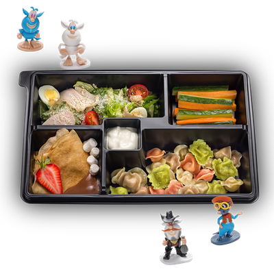 Бенто с пельмешками в Пицца Пи по цене 699 ₽