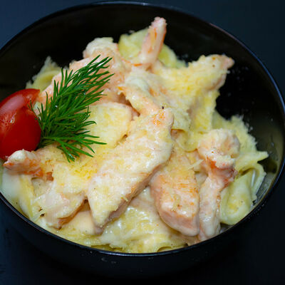 Фетучини с Морепродуктами в Sushiritto по цене 910 ₽