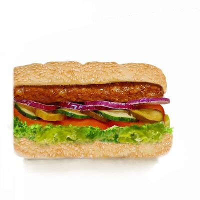 Сэндвич Люля-кебабв Subway по цене 460 ₽