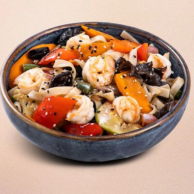 Вок с креветками в Оригами по цене 449 ₽