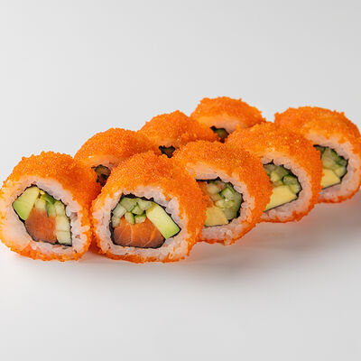 Калифорния с лососем в ФишРис по цене 702 ₽