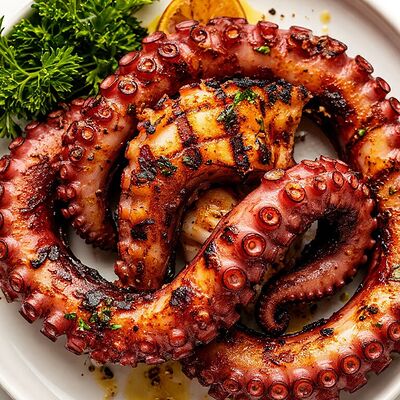 Осьминог на гриле в Ракушка по цене 2490 ₽