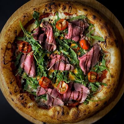 Ростбиф Руккола в Grizzly pizza по цене 820 ₽