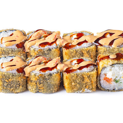Ролл темпура с лососем в Sunrise по цене 458 ₽