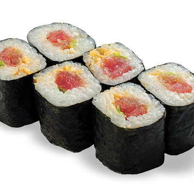 Острый ролл с тунцом 6 шт в MaybeSushi по цене 225 ₽