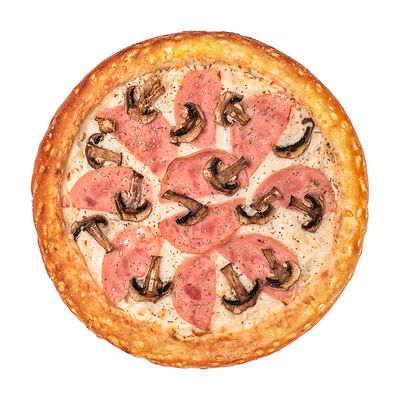 Пицца Ветчина и грибы 23см (пышное) в InTempo по цене 499 ₽