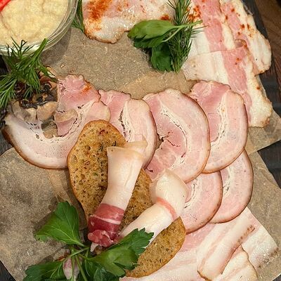 Грудинка и сало в Steller по цене 520 ₽