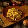 Жареный картофель с луком в Мандариновый гусь по цене 165