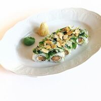 С креветками и миндалем в Ёлки