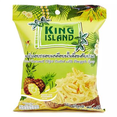 Кокосовые чипсы King island с ананасом в Тамаки по цене 220 ₽