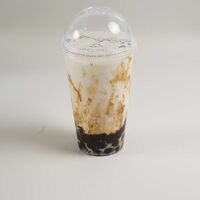 Молочный коктейль с тапиокой в черном сахарев Бабл чай и суши - MrKi