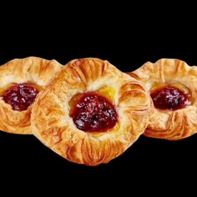 Слойка датская с вишней в One and Double по цене 275 ₽